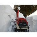 屋根の雪を崩しながら除雪。今日中に終わるかな